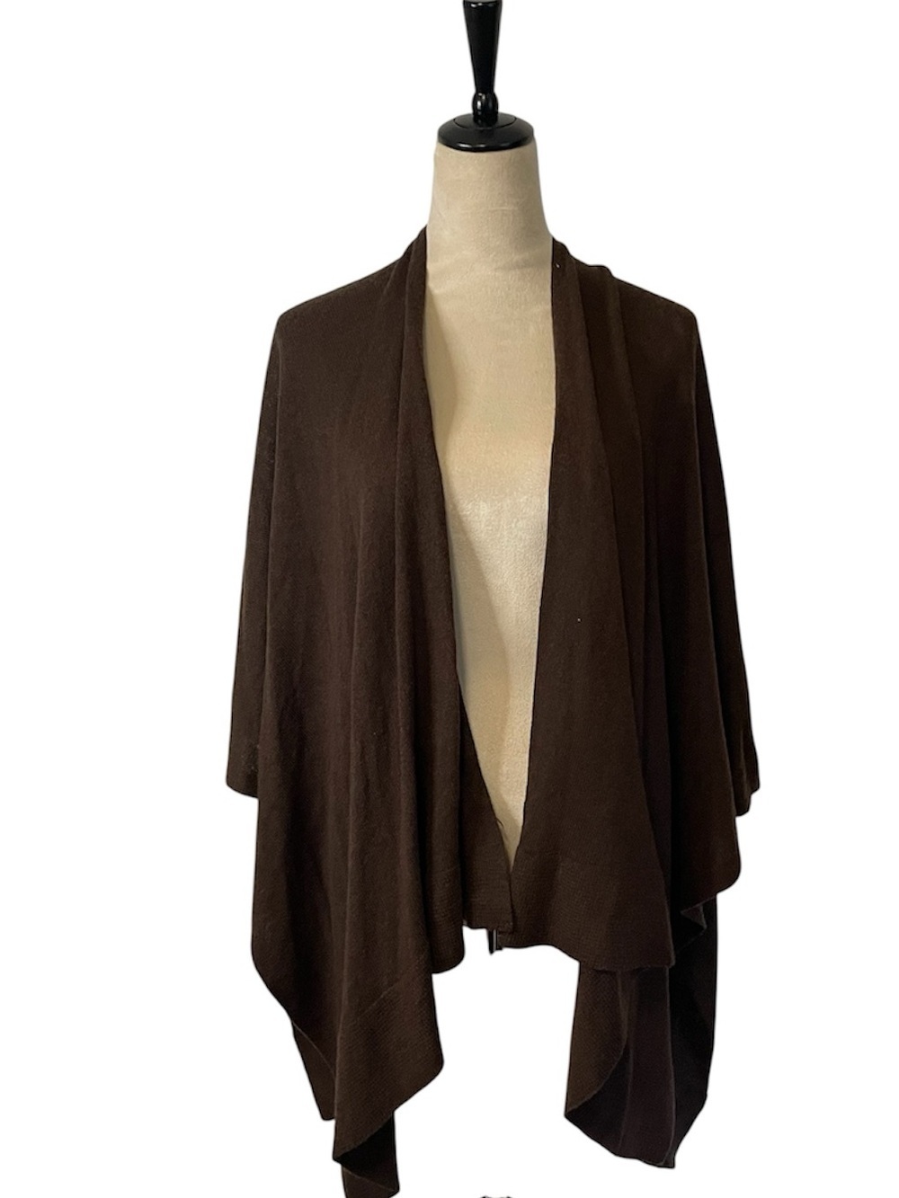 Carol & Co. Cashmere blend brown wrap